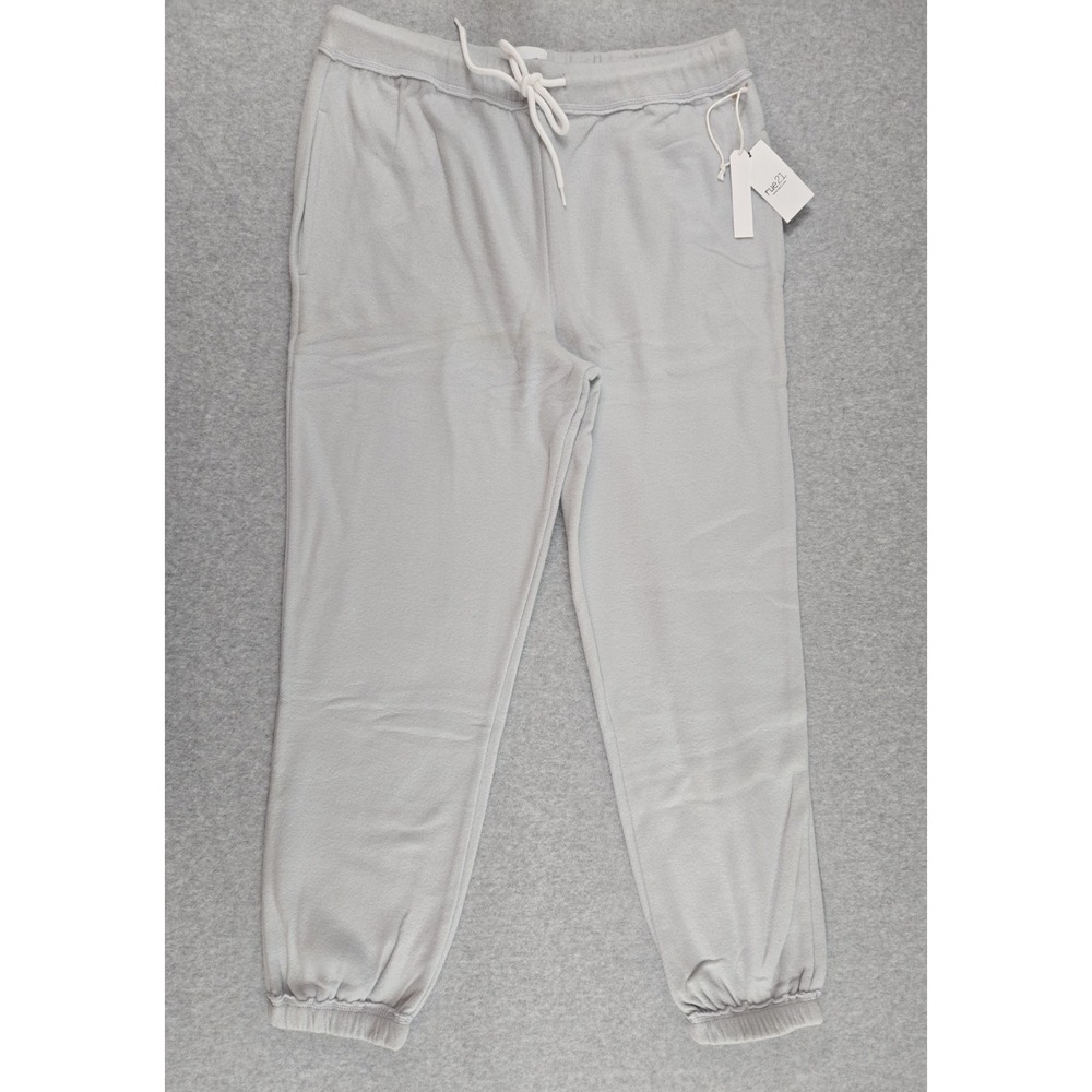 Rue 21 Boyfriend Jogger Womens Size Large Tie Elastic Waist Sweatpants Gray NWT